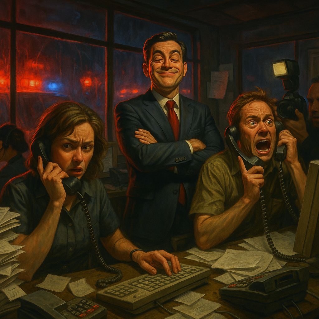 Civic Panic Hotline poster